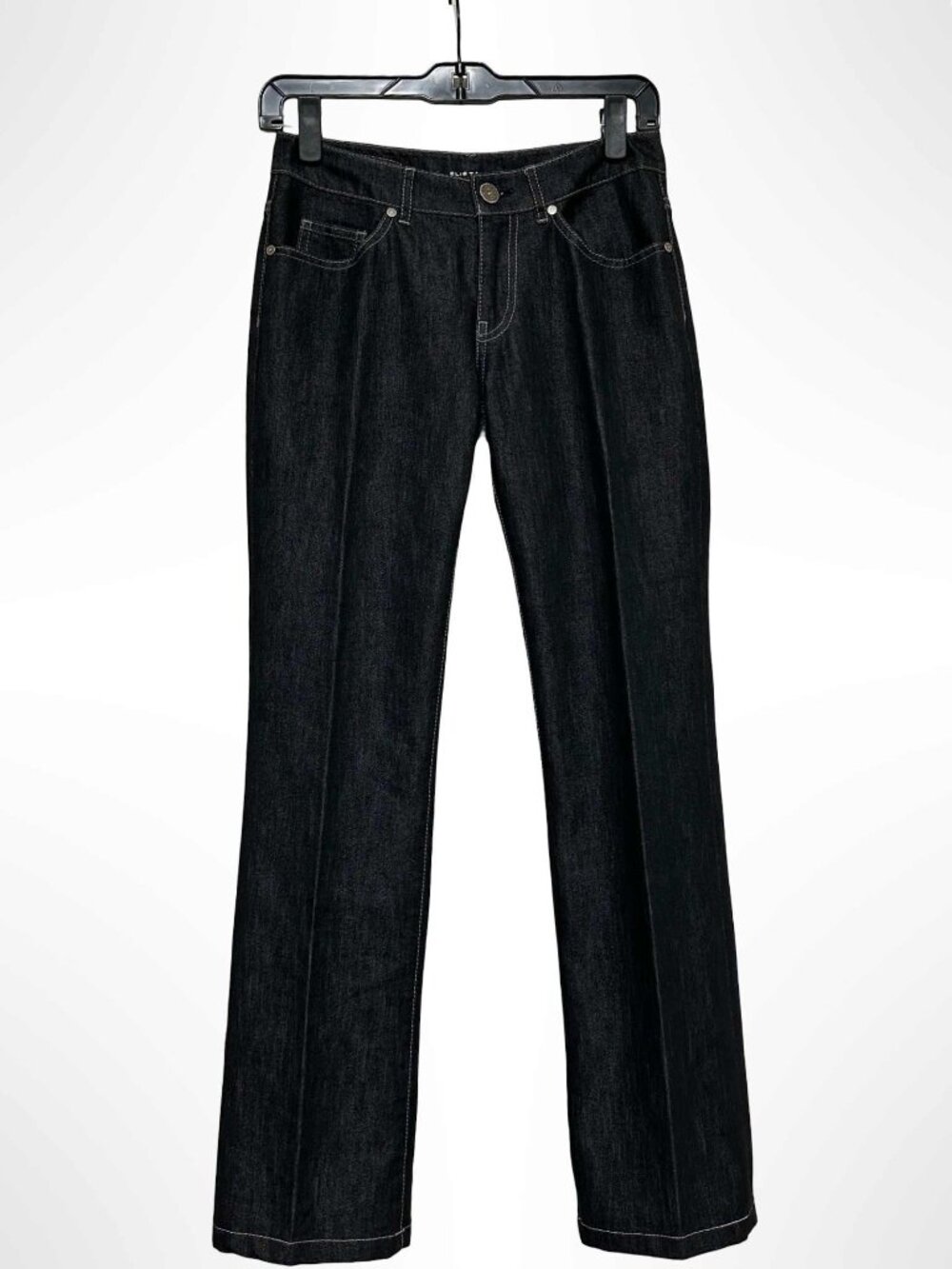 ELIE TAHARI Nicola Jean Classic Straight Leg Black Size 0